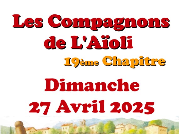 19me Chapitre des Compagnons de L'Aoli Association 
