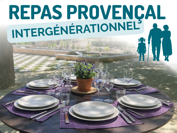 Repas provençal intergénérationel