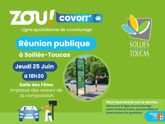 Réunion publique ZOU ! COVOIT’