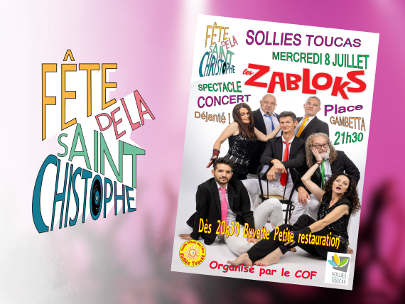 Concert les Zablocks  F�te Saint-Christophe 