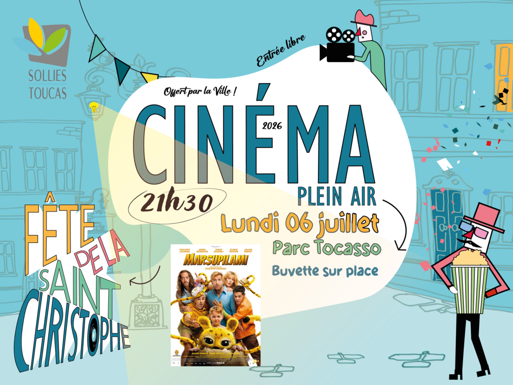 Cinéma plein air Fête Saint-Christophe