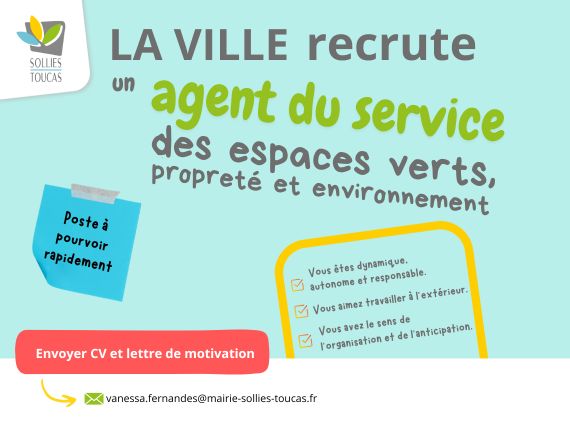 La ville recrute