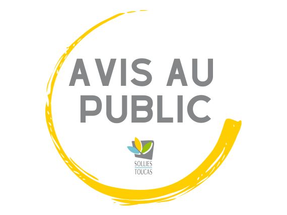 AVIS AU PUBLIC
