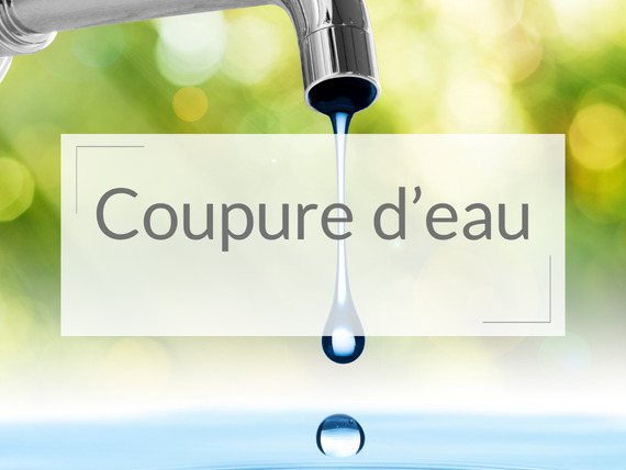 Avis d’arrêt d’eau potable